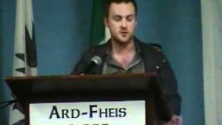 Irish Language Activist, Tomás Ó Conghaile Addresses Ard Fheis Éirígí 2011