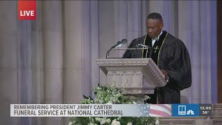 Jimmy Carter’s pastor delivers heartfelt prayer at National Cathedral funeral