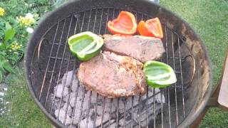 Impro at Cooking with Dopefish #11 - Barbecued Sirloin Steak with Rosemary \u0026 Garlic!