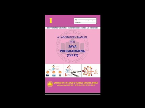 JAVA PROGRAMMING MANUAL WITH ANSWERS| JPR(22412)(MSBTE) 2nd Year,4th ...