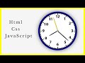 Analog Clock with HTML, CSS and JavaScript | JavaScript Tutorial 2023