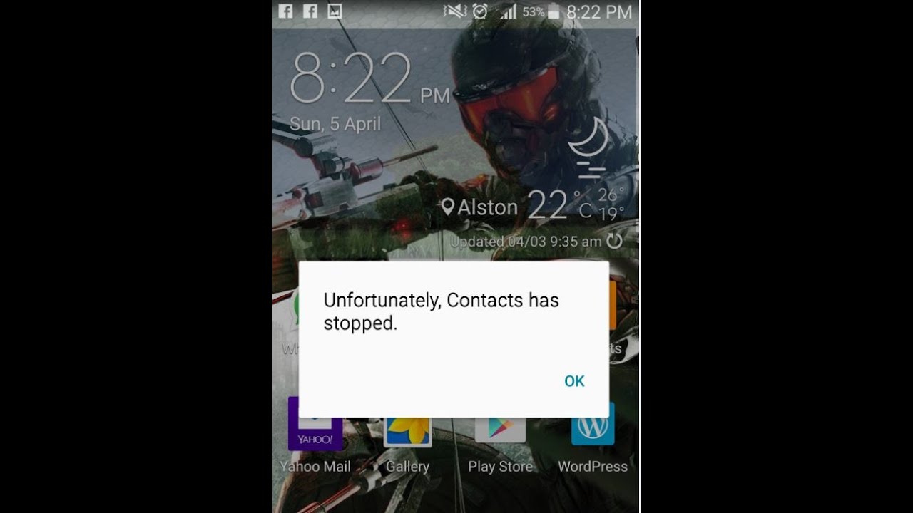 Unfortunately App Has Stopped Fix Youtube Unfortunately App Has Stopped Fix Youtube