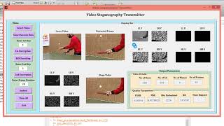 Video steganography using BCH coding matlab project source code