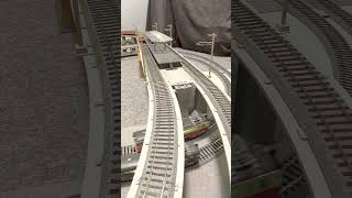 Hoscale 高架島式ホームと立体交差＋架線柱 103系 琴電 【ショート】 part1   016