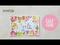 Simple and easy Watercolour Card/For beginners/Art&life