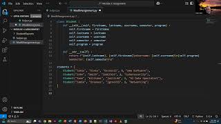 Python Programming - Module 6 Assignment - Coding a Student Report Generator - Spring 2025
