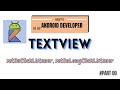 How to use a TextView #setText #getText #setOnClickListener. Android studio Kotlin for beginners