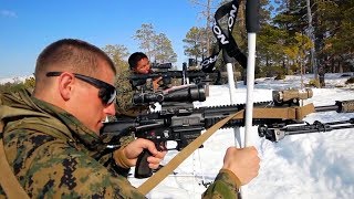 Marines & Sailors - Winter Live-Fire Drills