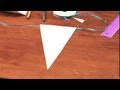 How to Make Flag Banners for Birthdays With Scrapbook Papers : DIY Crafts How to Make Flag Banners for Birthdays With Scrapbook Papers : DIY Crafts