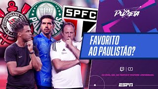 PALMEIRAS FAVORITO E SÃO PAULO E CORINTHIANS CORRENDO POR FORA? - os FAVORITOS do PAULISTÃO!