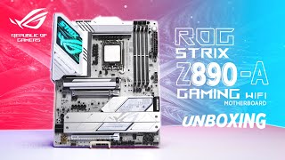 ROG Strix Z890-A Gaming WIFI Motherboard Unboxing \u0026 Overview [Ph]