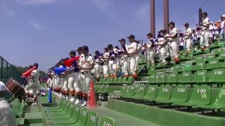 20160612 東陵高校シートノック時の応援