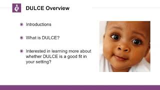 Strengthening Families Networking Webinar  Project DULCE Updates