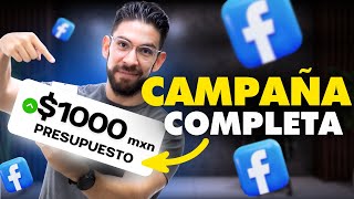 Cómo Hacer Publicidad en Facebook $1k pesos (50 USD) | Estrategia de 10 Días Facebook para negocios