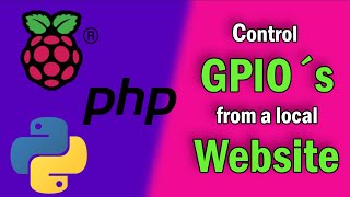 Crontol Raspberry´s GPIO´s from a local Website