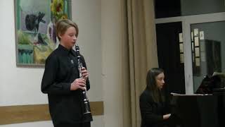 Mykolas WEBER Concertino for Clarinet Eb Major  Mykolas Kuan Keys, Dec 2019