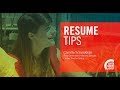 How to Apply for Jobs & Internships in the Arts: RESUMES