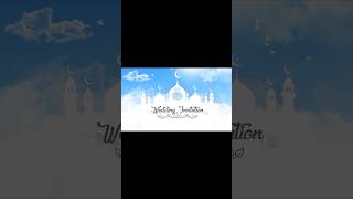 Mushkil wedding invitation l nikah Invitation l COD 5#invitation #weddinginvitation #shorts#reels