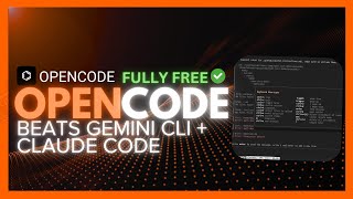 OpenCode: FASTEST AI Coder + Opensource! BYE Gemini CLI & ClaudeCode!