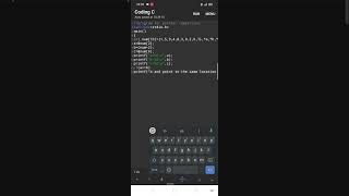 program for pointer comparison #coding #pointer #clanguage #code #cprogramming #shorts
