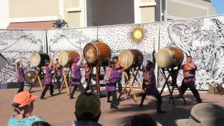 Hyakunin: Phoenix Taiko Kai at Arizona Matsuri 2016