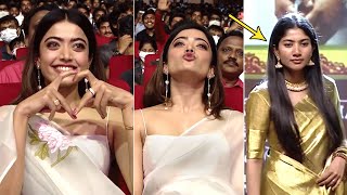 Sai Pallavi Reaction Towards Rashmika Mandanna CUTE Expressions At Aadavallu Meeku Johaarlu | FL