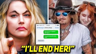 SHOCKING! Amber Sends THREATS To Johnny Depp's Redhead Girlfriend!