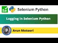 Logging in Selenium Python (Selenium Python)