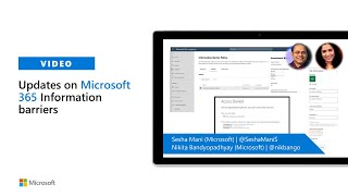 Updates on Microsoft 365 Information barriers