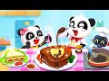 Baby Panda's Healthy Food | Make Gourmet | Learn How To Get a Balanced Diet | Babybus Game Video