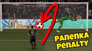 How to CHIP A PENALTY in FIFA MOBILE 23 ( PANENKA PENALTY TUTORIAL )