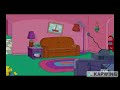 the simpsons big bang theory couch gag but the actual big bang theory theme plays