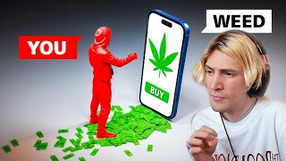 The Most Genius Cannabis Scam Ever | xQc Reacts