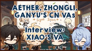 (ENG) Genshin VAs Interview Xiao's VA! (Bonus Zhongli Clip~)