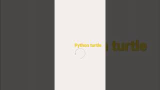 Modular Snowman Using Python Turtle #shorts