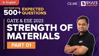 Strength of Materials (SOM) Questions (MCQ) | GATE & ESE 2023 Civil (CE) / Mechanical (ME) Exam Prep