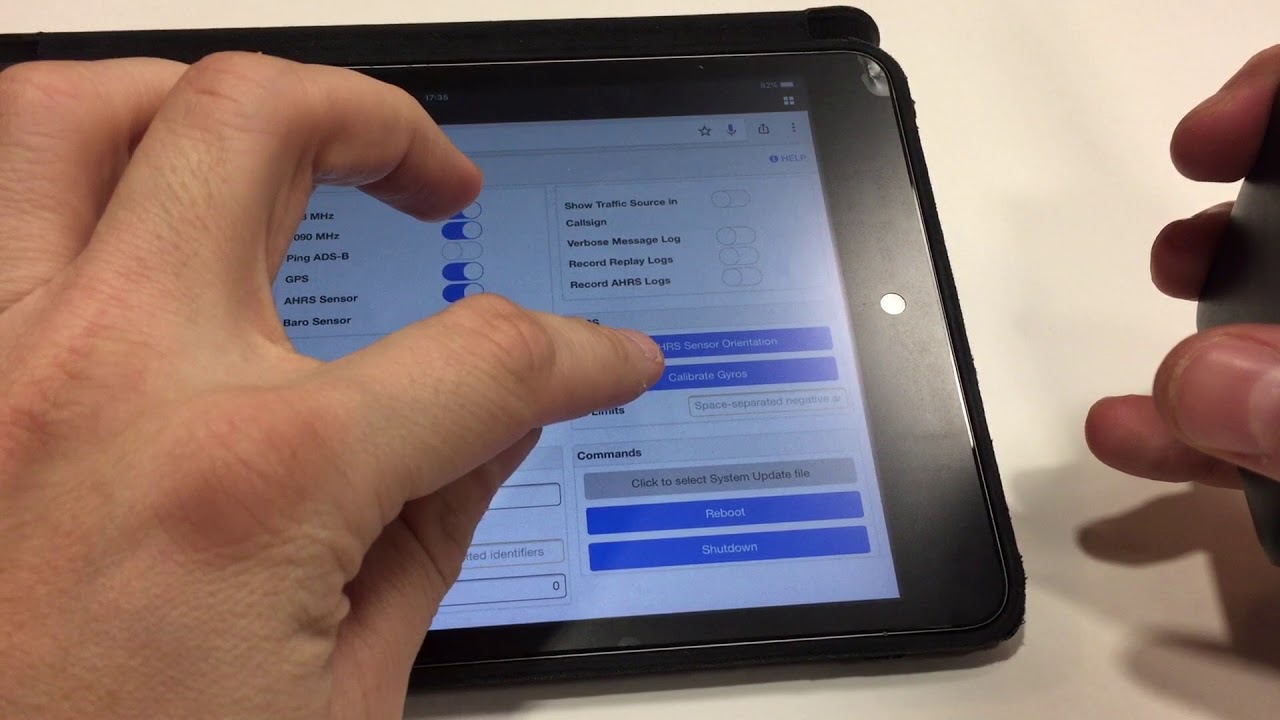 Stratux ADS-B AHRS Orientation And Calibration - YouTube