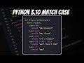 NEW in Python 3.10 Match Case statement | Python Learning 7