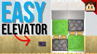 Minecraft Bedrock: Easy Working ELEVATOR Tutorial! 1.21