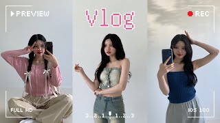 Vlog_피팅모델 브이로그📸|쇼핑몰모델|촬영은재밌는데,,기빨려|메이크업|출퇴근|쇼핑몰|아자아자👊🏻👊🏻(영상짧음주의‼️)