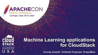 Machine Learning applications for CloudStack
