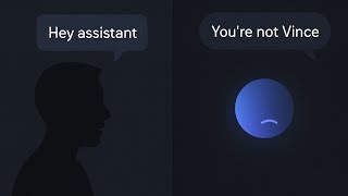 My voice assistant only responds to me | Speaker Identification with Python