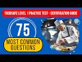 FOODSAFE Level 1 Practice Test - Certification Study Guide (75 Most Common Questions)