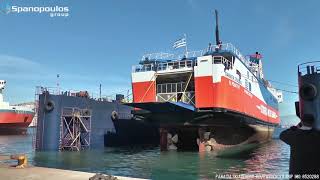 PANAGIA SKIADENI Ro Ro Passenger Ship dry docking