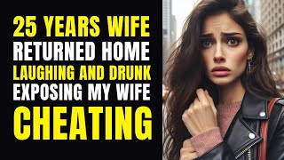 25 Years Wife Returned Home Laughing and Drunk, Exposing My Wife Cheating Affair