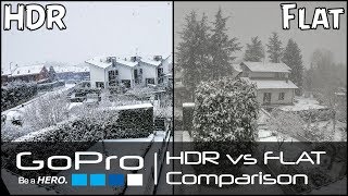 GoPro Hero 6 HDR Test SnowLapse | Flat vs HDR Timelapse 4K 60 Fps