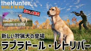 【ザハンターコールオブザワイルド】愛犬ラブラドールレトリバーと狩りを楽しもう！【theHunter: Call of the Wild 】