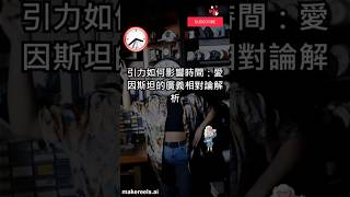 引力扭曲時間？愛因斯坦的驚人發現！科學背後的神秘真相！#愛因斯坦