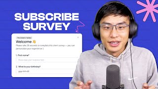 How to Create a Subscribe Survey + Automation in beehiiv (Tutorial)