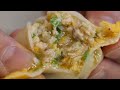 엄청난 구성 만두 장인이 만드는 배추만두 소고기 샤브샤브 amazing skills cabbage dumplings master korean street food